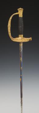 Photo 5 : OFFICER'S SWORD OF FIREFIGHTERS, chisel-cut model type 1831, July Monarchy. 30205.