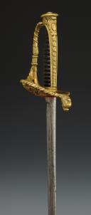 Photo 5 : SABRE D'OFFICIER DE MARINE vers 1840, modèle dérivé du 1837, Monarchie de Juillet, vers 1845. 32641