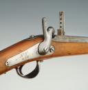 Photo 6 : CARABINE À PERCUSSION, modèle 1840, dite « carabine Thierry », Monarchie de Juillet.