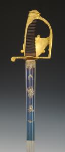 Photo 8 : SABER OF THE GENDARMES OF THE KING'S MILITARY HOUSE, model 1814, Restoration. 26340