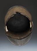 Photo 12 : SHAKO OF THE 6th LIGHT INFANTRY VOLTIGEURS REGIMENT, type 1812, First Empire. 27231