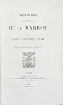 Photo 1 : LES MÉMOIRES DU GÉNÉRAL MARBOT (3 VOLUMES RELIÉS)