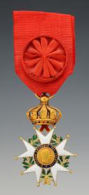 Photo 1 : OFFICER'S CROSS OF THE LEGION OF HONOR, model 1854, Second Empire. 27115