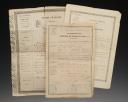 LOT OF THREE DOCUMENTS AWARDED TO COSTES PIERRE AND COSTES ALEXIS, born in Estaing (Aveyron). 18999-17