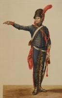 Photo 2 : LEJEUNE, GENERAL BARON : COLLECTION OF SEVEN FACSIMILES, Watercolors representing the Army of the Consulate. 27313