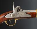 Photo 2 : PISTOLET DE CAVALERIE, modèle 1822 T BIS, Manufacture Impériale de Tulle, Second Empire. 29580R