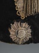 Photo 2 : PETTY SERVICE POLICE CAP OF THE ROYAL BODYGUARDS, 1820 model, Restoration period (1820-1830). Item No. 30001