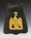 Photo 2 : SABRETACHE D'OFFICIER DE CAVALERIE LÉGÈRE, modèle 1854, Second Empire. 33817