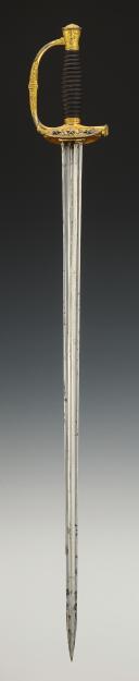 Photo 3 : DIVISION GENERAL'S SWORD SIGNED MANCEAUX, model of August 19, 1836, July Monarchy. 28110