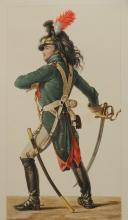 Photo 5 : LEJEUNE, GENERAL BARON : COLLECTION OF SEVEN FACSIMILES, Watercolors representing the Army of the Consulate. 27313