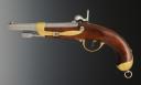Photo 5 : PISTOLET DE CAVALERIE, modèle 1822 T BIS, Manufacture Impériale de Tulle, Second Empire. 29580R