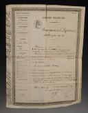 Photo 5 : LOT OF THREE DOCUMENTS AWARDED TO COSTES PIERRE AND COSTES ALEXIS, born in Estaing (Aveyron). 18999-17