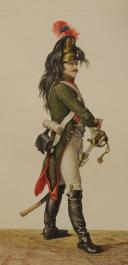 Photo 6 : LEJEUNE, GENERAL BARON : COLLECTION OF SEVEN FACSIMILES, Watercolors representing the Army of the Consulate. 27313