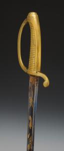 Photo 7 : SABRE DIT BRIQUET DE SOUS-OFFICIER DE LA GARDE NATIONALE, Premier Empire - Restauration. 33468