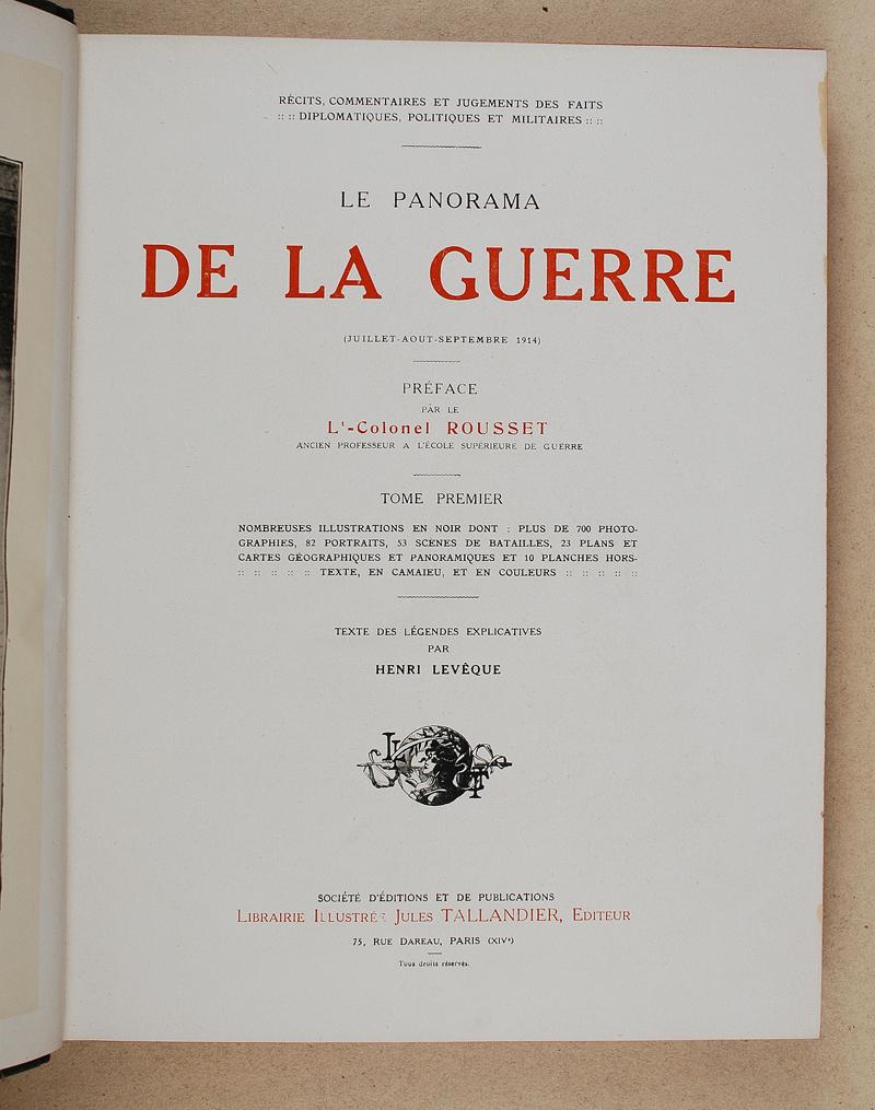 PANORAMA DE LA GUERRE GUERRE 1914 1918 N°   63  imp GUILLOUX 