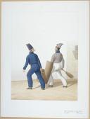 1830. Compagnies de Discipline. Fusilier, Pionnier