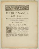 Photo 1 : ORDONNANCE DU ROI, pour réduire les deux Compagnies des Gendarmes & Chevaux-Légers de la Garde. Du 15 décembre 1775. 4 pages