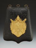 SABRETACHE D'OFFICIER DE PETITE TENUE DE LA GARDE IMPÉRIALE, modèle 1854, Second Empire. 33816