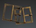 Photo 2 : TWO BUCKLES FOR SABRE SUSPENSION STRAPS, Restoration period. 29246-46
