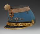 Photo 2 : SHAKO D'OFFICIER DE HUSSARDS, modèle 1874, Troisième République. 27779