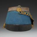 Photo 3 : SHAKO D'OFFICIER DE HUSSARDS, modèle 1874, Troisième République. 27779