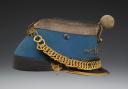 Photo 4 : SHAKO D'OFFICIER DE HUSSARDS, modèle 1874, Troisième République. 27779