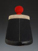 Photo 6 : SHAKO D'OFFICIER SUBALTERNE DE LA GARDE DE CLERMONT (dans l'Oise), Présidence de Louis-Napoléon Bonaparte. 32343R