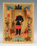 COLOR BUSINESS CARD PHOTO: CUIRASSIER OF THE 2ND REGIMENT, Third Republic. 27873-14