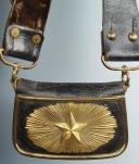 Photo 1 : Pouch of an officer of the Train des Equipages, model 1872, Third Republic.