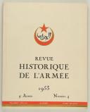 REVUE HISTORIQUE DE L'ARMÉE, N° 4, 9ème année, 1953.