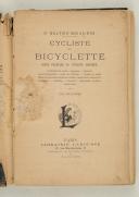 Photo 1 : Dr GALTIER-BOISSIÈRE – Cycliste et bicyclette  