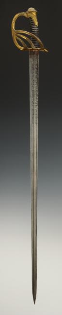 Photo 2 : STAFF OFFICER'S SABER, model 1855, for the 1855 Universal Exhibition, Second Empire. 28111