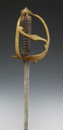 Photo 2 : SABRE D'INFANTERIE ESPAGNOLE, modèle 1770, en usage de 1770 à la fin du 1er tiers du XIXème siècle. 28798