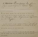 Photo 3 : Great Army - 10th Corps. APPOINTMENT OF JEAN-FRANÇOIS PONCHON as a Second Lieutenant in the 4th Light Infantry Regiment, Dantzic on December 12, 1813 (or 1815?). 18906-6