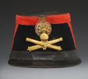 Photo 3 : ARTILLERY TROOP SHAKO, model 1872, Third Republic. 27794