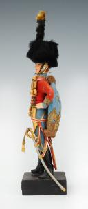 Photo 4 : MARCEL RIFFET - FIRST EMPIRE HUSSAR: dressed figurine, 20th century. 26432