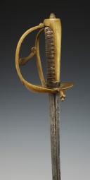 Photo 5 : SABRE D'INFANTERIE ESPAGNOLE, modèle 1770, en usage de 1770 à la fin du 1er tiers du XIXème siècle. 28798