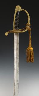 Photo 6 : MARINE OFFICER'S SABER AND BELT, Third Republic. 28476