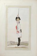 Photo 1 : Nicolas Hoffmann, 68e Régiment d'Infanterie (Beauce) au règlement de 1791.