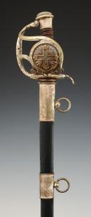 OFFICER'S SWORD OF THE KING'S MILITARY HOUSEHOLD MUSKETEERS, 2nd COMPANY (Black Musketeers), 1814 model, Restoration period. 30051