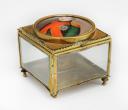 GLASS BOX WITH PORTRAIT OF NAPOLEON, 20th century manufacturing. 30147