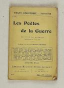 Photo 1 : LES POÈTES DE LA GUERRE – 1914-1915. 
