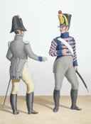 Photo 2 : 1817. Bataillons Coloniaux. Capitaine, Tambour (2e Bataillon).