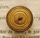 Photo 2 : OFFICER BUTTON FROM MILITARY HOSPITALS, First Empire. 30374-1