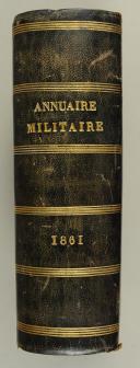 Photo 3 : ANNUAIRE MILITAIRE 1861