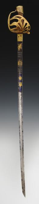 Photo 3 : OFFICER'S SABER OF THE CARABINIERS, circa 1754-1777, Former Monarchy. 30544