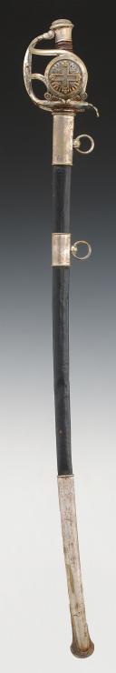 Photo 4 : SABRE D'OFFICIER DE MOUSQUETAIRES DE LA MAISON MILITAIRE DU ROI, 2ème COMPAGNIE (Mousquetaires noirs), modèle 1814, Restauration. 30051