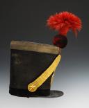 Photo 7 : Anglais  SENIOR OFFICER'S SHAKO OF FUSILIERS OF THE 43rd INFANTRY REGIMENT, model 1830, July Monarchy. 27281