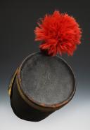 Photo 8 : Anglais  SENIOR OFFICER'S SHAKO OF FUSILIERS OF THE 43rd INFANTRY REGIMENT, model 1830, July Monarchy. 27281