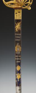 Photo 8 : OFFICER'S SABER OF THE CARABINIERS, circa 1754-1777, Former Monarchy. 30544